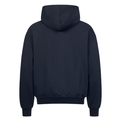 classic Oversized Zip-Hoodie | Navy Blue